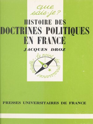 cover image of Histoire des doctrines politiques en France